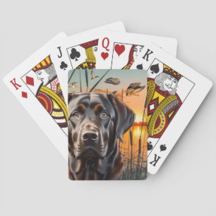 Jeu De Cartes Chocolat Labrador Cartes de jeu, Labrador