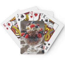 Chocolate Berry Dessert Photo Design