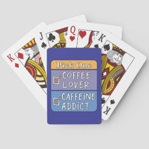 Jeu De Cartes Choisissez-en un - Café ou Caféine