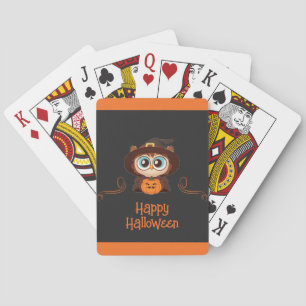 Jeu De Cartes Chouette/Automne/Automne/Halloween/citrouille