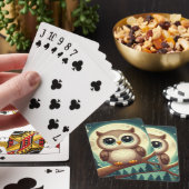Jeu De Cartes Chouette bébé la nuit avec lune (In Situ)
