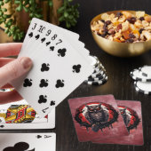 Jeu De Cartes Chouette de la lune de sang (In Situ)