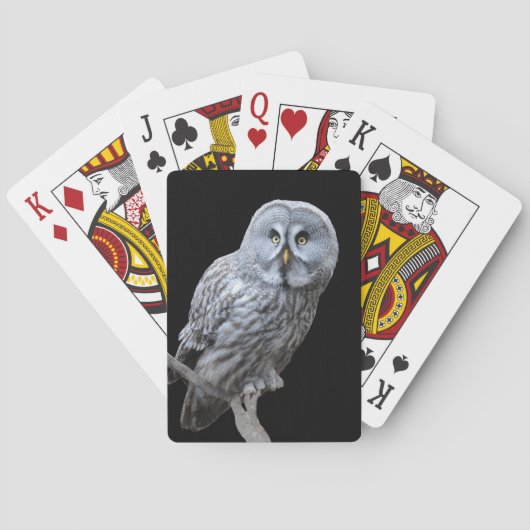 Jeu De Cartes Chouette grise (dos)
