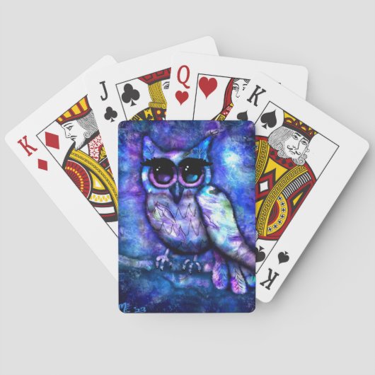 Jeu De Cartes Chouette Whimsical Jouer des cartes (dos)
