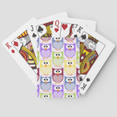 Jeu De Cartes Chouettes mignonnes, Chouette Motif, Chouettes pou (dos)