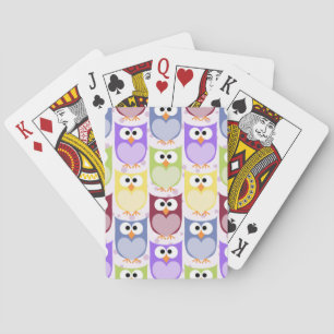 Jeu De Cartes Chouettes mignonnes, Chouette Motif, Chouettes pou