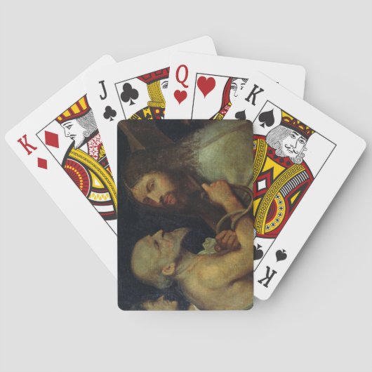 Jeu De Cartes Christ porte la croix (dos)