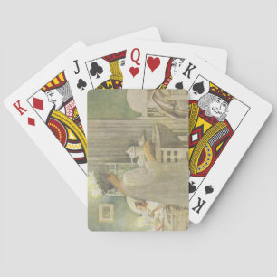 Jeu De Cartes Christmas Morning, pub. dans 'Laissez la lumière h