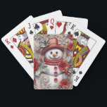 Jeu De Cartes Christmas Snowman<br><div class="desc">Élevez vos nuits de jeu avec nos magnifiques cartes de jeu 3D Snowman ! Parfait pour les fêtes de Noël, les soirées de jeux de vacances, ou comme une boussole plein de coeur. Ces cartes uniques ne sont pas seulement pour jouer; elles sont une oeuvre d'art. Le design complexe et...</div>