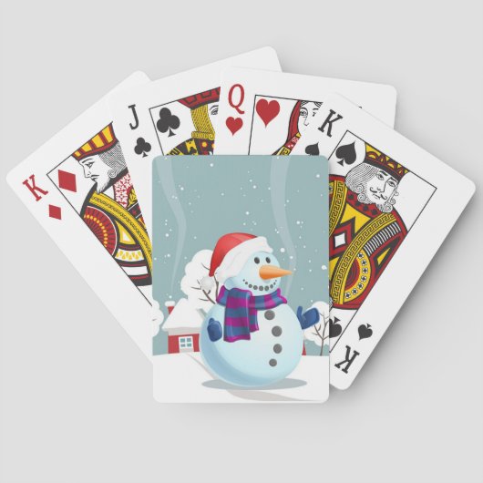Jeu De Cartes Christmas Snowman (dos)