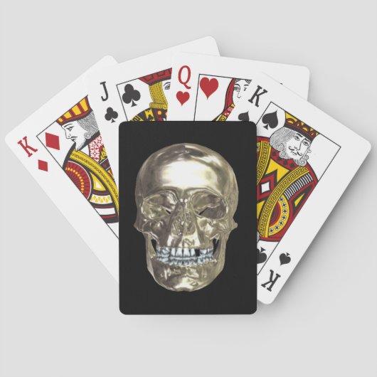 Jeu De Cartes Chrome Skull Jouer des cartes (dos)