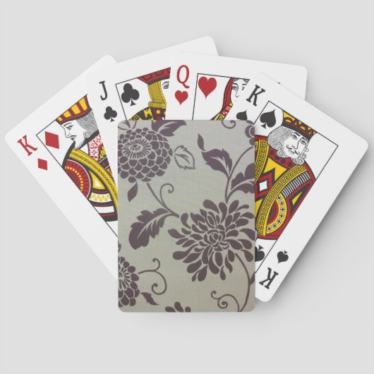 Jeu De Cartes Chrysanthèmes (dos)
