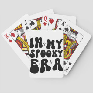 Jeu De Cartes Chute Vintage À Mon Époque Éffrayante Rétro Hallow