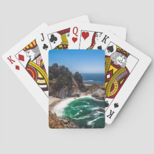Jeu De Cartes Chutes de Mcway dans le parc d'état de Julia Pfeif