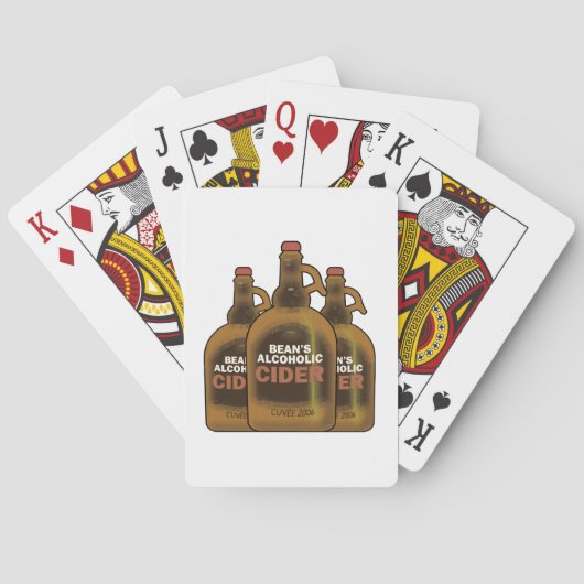 Jeu De Cartes Cidre de haricot (dos)