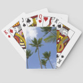 Jeu De Cartes Ciel bleu cool et palmiers (dos)