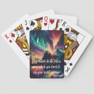 Jeu De Cartes Ciel des auréoles nordiques