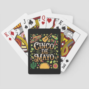 Jeu De Cartes Cinco De Mayo Fiesta Eléments De Soirée