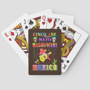 Jeu De Cartes Cinco de Mayo Magnifique Mexique