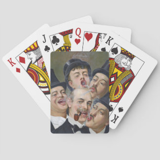 Jeu De Cartes Cinq Hommes fumeurs