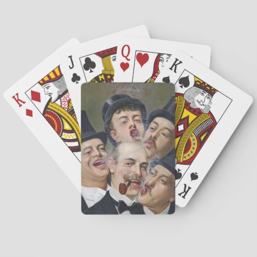 Jeu De Cartes Cinq Hommes fumeurs (dos)