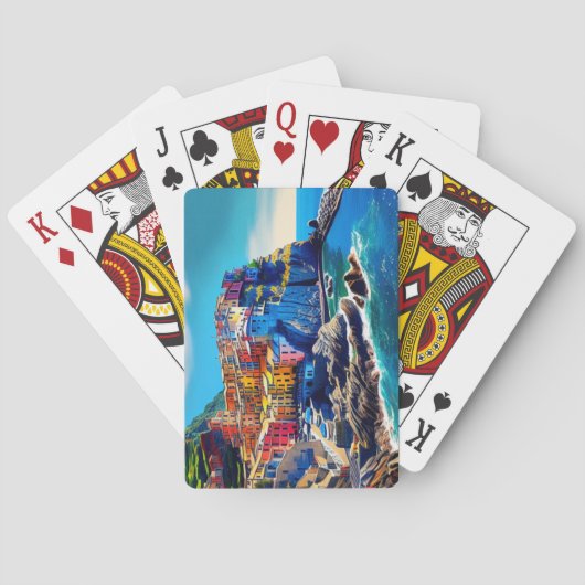 Jeu De Cartes Cinque Terre, Italie (dos)