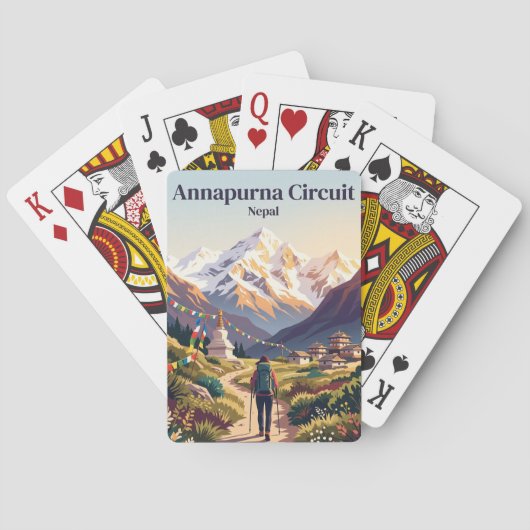 Jeu De Cartes Circuit d'Annapurna Népal (dos)