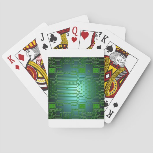 Jeu De Cartes circuits de conducteurs de cartes (dos)