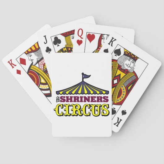 Jeu De Cartes Cirque de Shriners (dos)