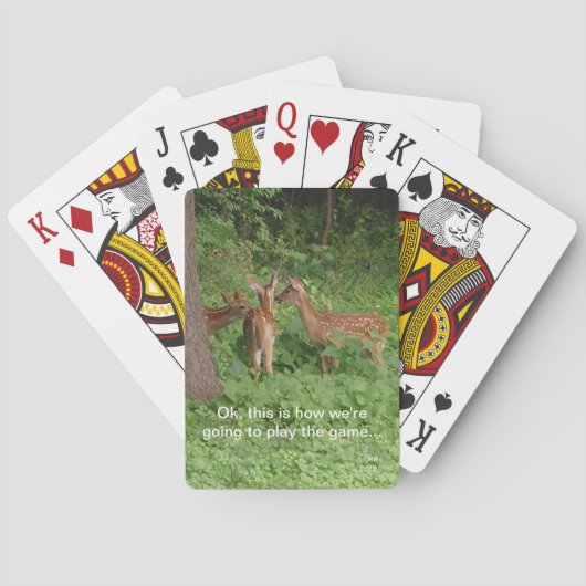 Jeu De Cartes Citation De Baby Deer (dos)