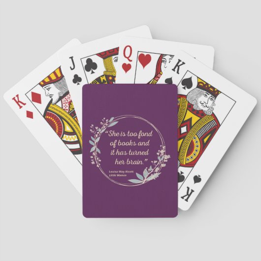 Jeu De Cartes Citation de Little Women II - Style mignon (dos)
