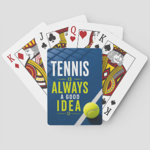 Jeu De Cartes Citation drôle de tennis pour joueur