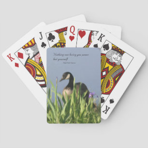 Jeu De Cartes Citation Inspirante Paix Intérieure Oie du Canada 