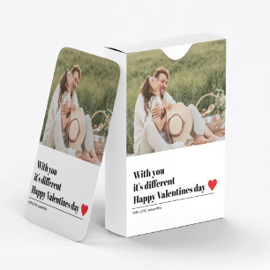 Jeu De Cartes Citation romantique branchée   Valentines