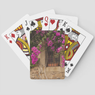 Jeu De Cartes Cité Monumentale, bâtiments couverts de fleurs