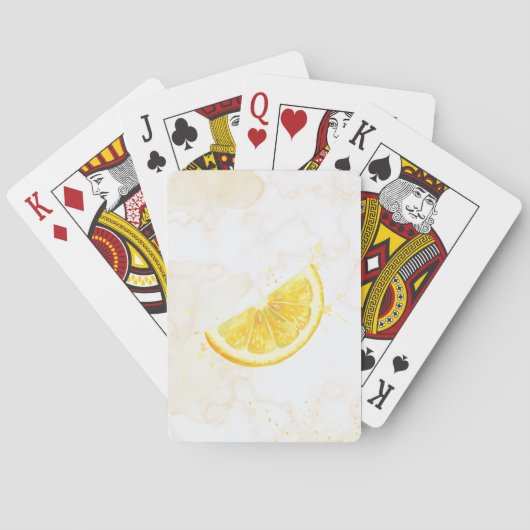 Jeu De Cartes Citron (dos)