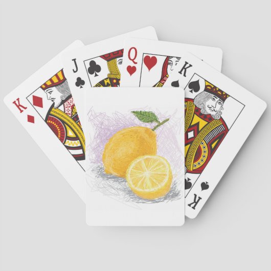 Jeu De Cartes citron (dos)