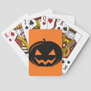 Jeu De Cartes Citrouille noir