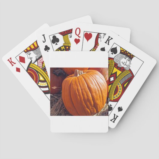 Jeu De Cartes Citrouille orange (dos)