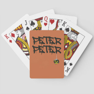 Jeu De Cartes Citrouille Peter Halloween Costume effrayant T-shi