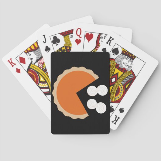 Jeu De Cartes Citrouille Pie Thanksgiving Humour Citrouille sais (dos)