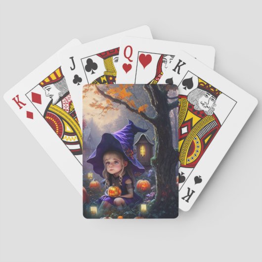 Jeu De Cartes citrouille/whimsical/Halloween/dessin animé (dos)