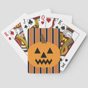 Jeu De Cartes Citrouilles d'Halloween amusants et fantaisistes