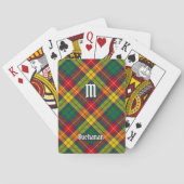 Jeu De Cartes Clan Buchanan Tartan (dos)
