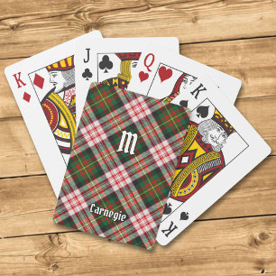 Jeu De Cartes Clan Carnegie robe Tartan