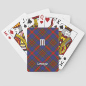 Jeu De Cartes Clan Carnegie Tartan (dos)