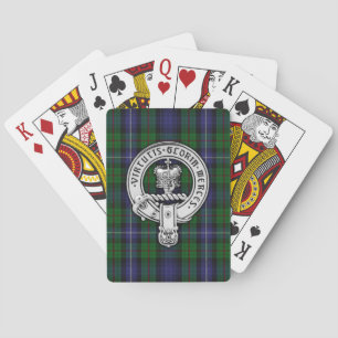 Jeu De Cartes Clan Donnachaidh (Robertson) Crest /Hunting Tartan