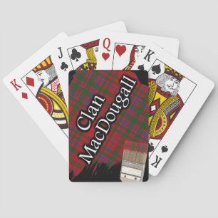 Jeu De Cartes Clan écossais MacDougall Tartan pinceau