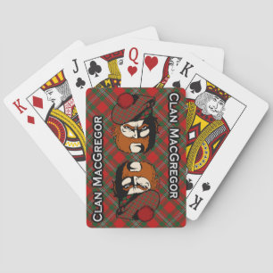 Jeu De Cartes Clan écossais MacGregor Tartan Deck