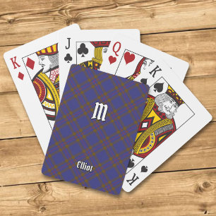 Jeu De Cartes Clan Elliot Tartan moderne Jouer des cartes